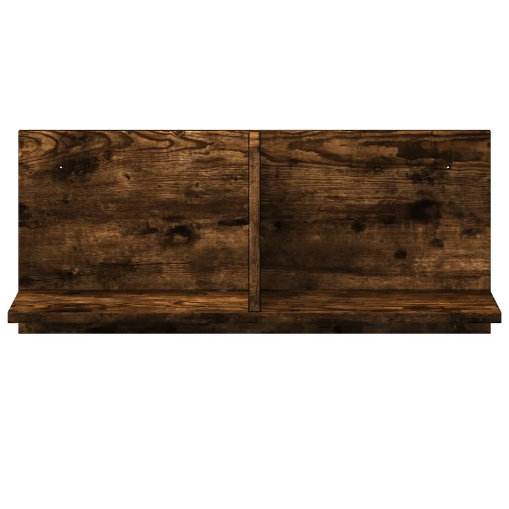 Dulap de perete, stejar fumuriu, 70x16,5x30 cm, lemn prelucrat GartenMobel Dekor