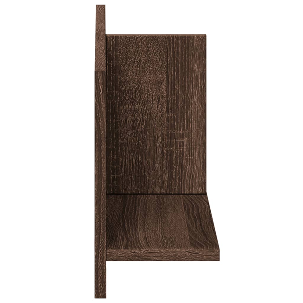 Dulap de perete, stejar maro, 70x16,5x30 cm, lemn prelucrat GartenMobel Dekor