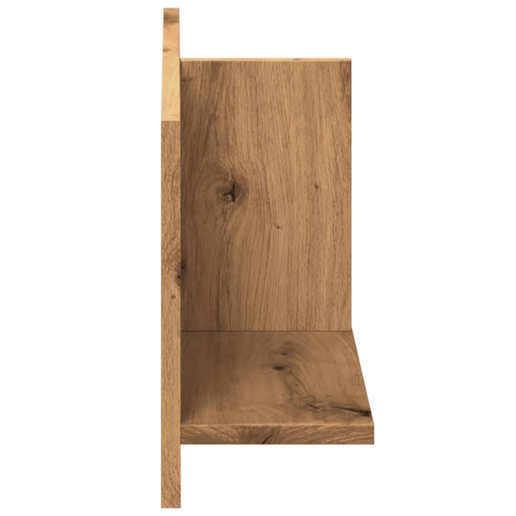 Dulap de perete stejar artizanal, 70x16,5x30 cm, lemn prelucrat GartenMobel Dekor