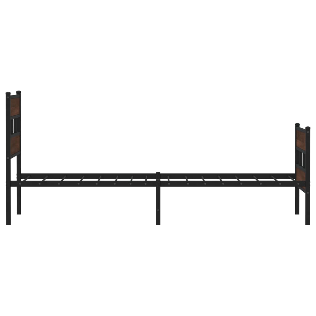 Cadru de pat fără saltea, cu tăblie de cap/picioare, 75x190 cm GartenMobel Dekor