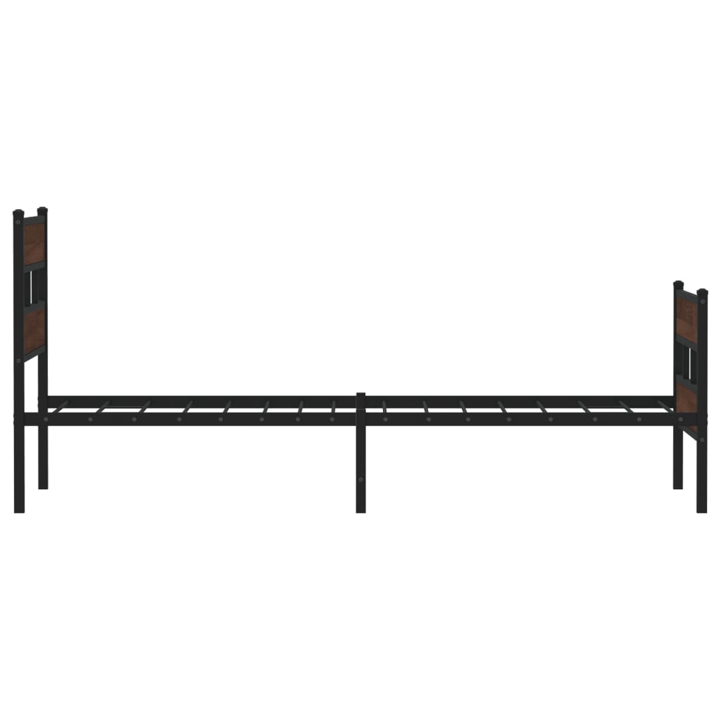 Cadru de pat fără saltea, cu tăblie de cap/picioare, 107x203 cm GartenMobel Dekor