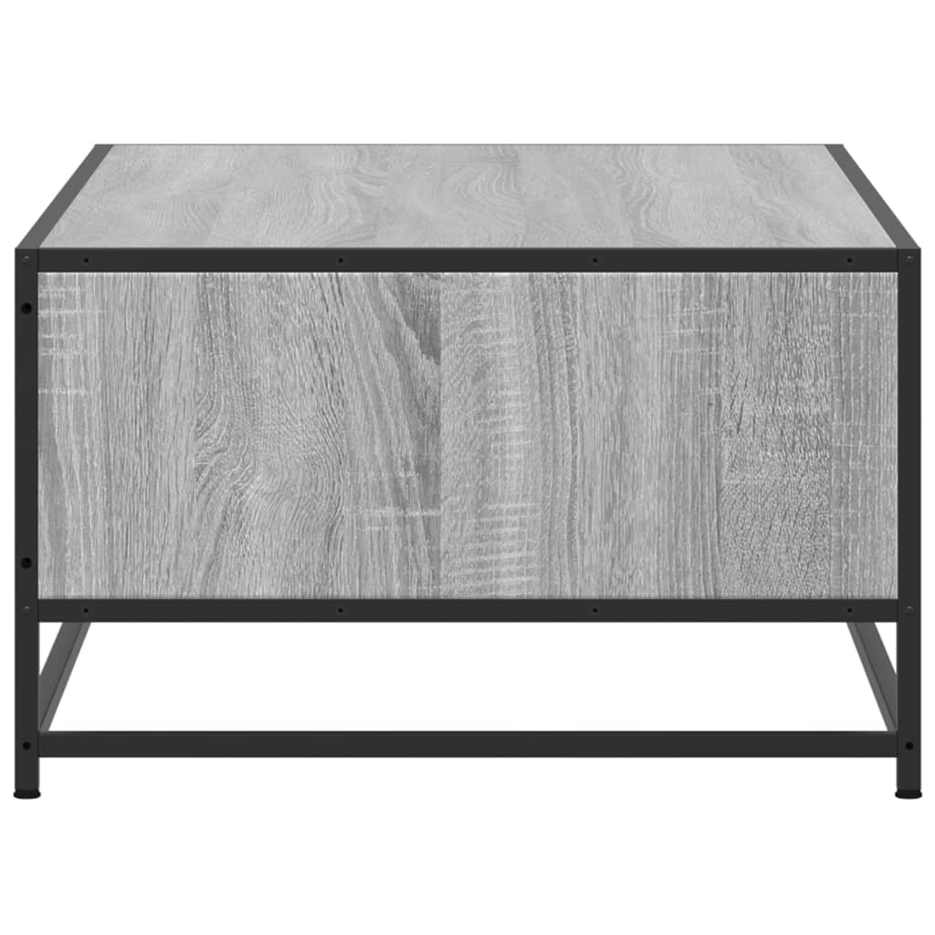 Măsuță de cafea, gri sonoma, 100x57x35 cm, lemn prelucrat/metal GartenMobel Dekor