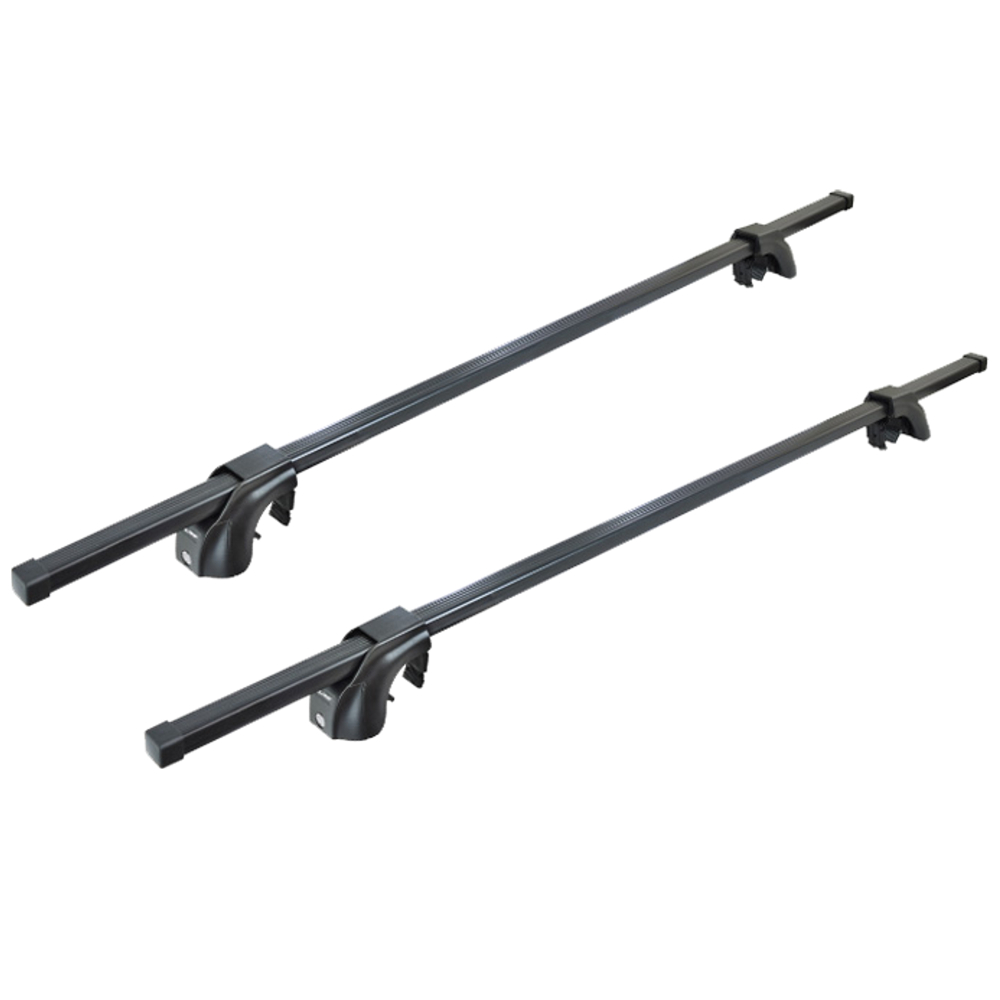 Set 2 Bare Portbagaj Auto Transversale Universale din Otel, Lungime Reglabila Maxim 126cm
