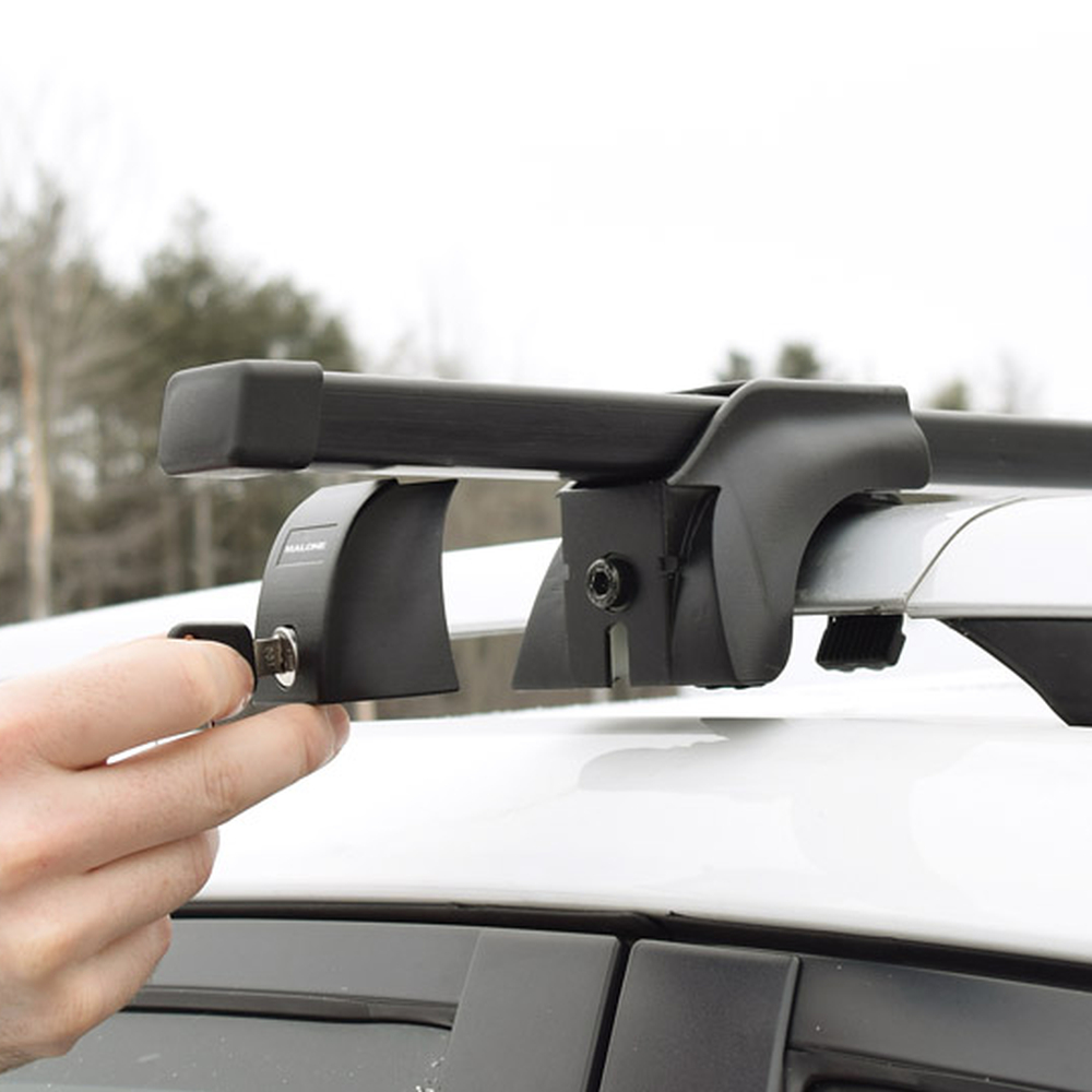 Set 2 Bare Portbagaj Auto Transversale Universale din Otel, Lungime Reglabila Maxim 126cm