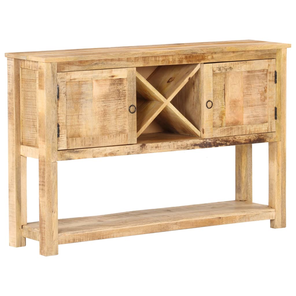 Dulap, 120 x 30 x 76 cm, lemn de mango nefinisat GartenMobel Dekor