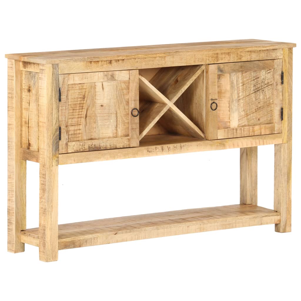 Dulap, 120 x 30 x 76 cm, lemn de mango nefinisat GartenMobel Dekor