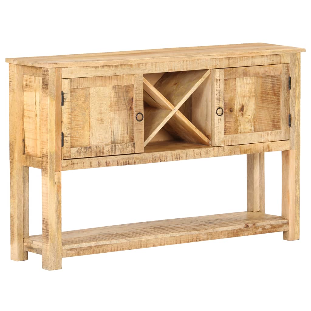 Dulap, 120 x 30 x 76 cm, lemn de mango nefinisat GartenMobel Dekor