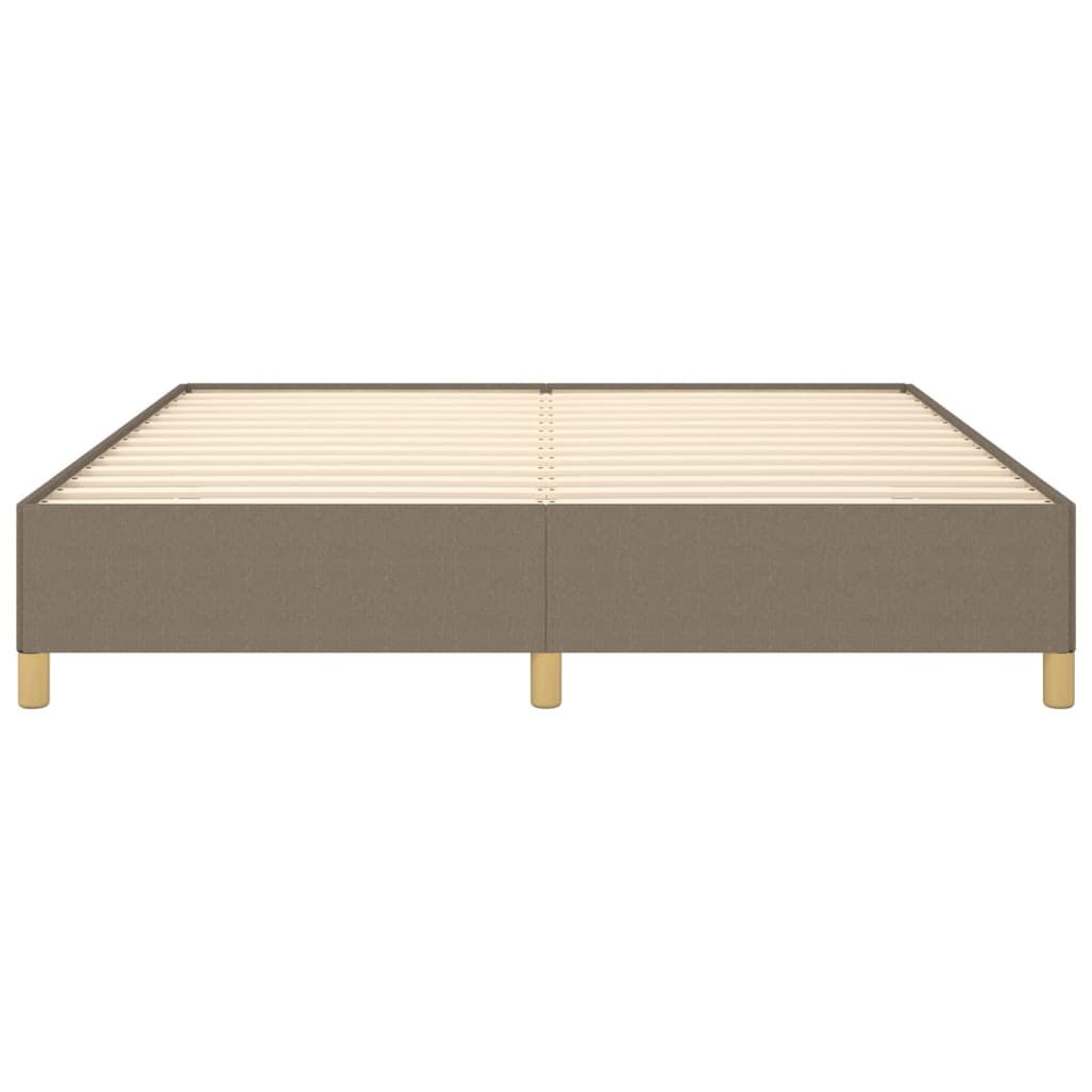 Cadru de pat, gri taupe, 180 x 200 cm, material textil GartenMobel Dekor
