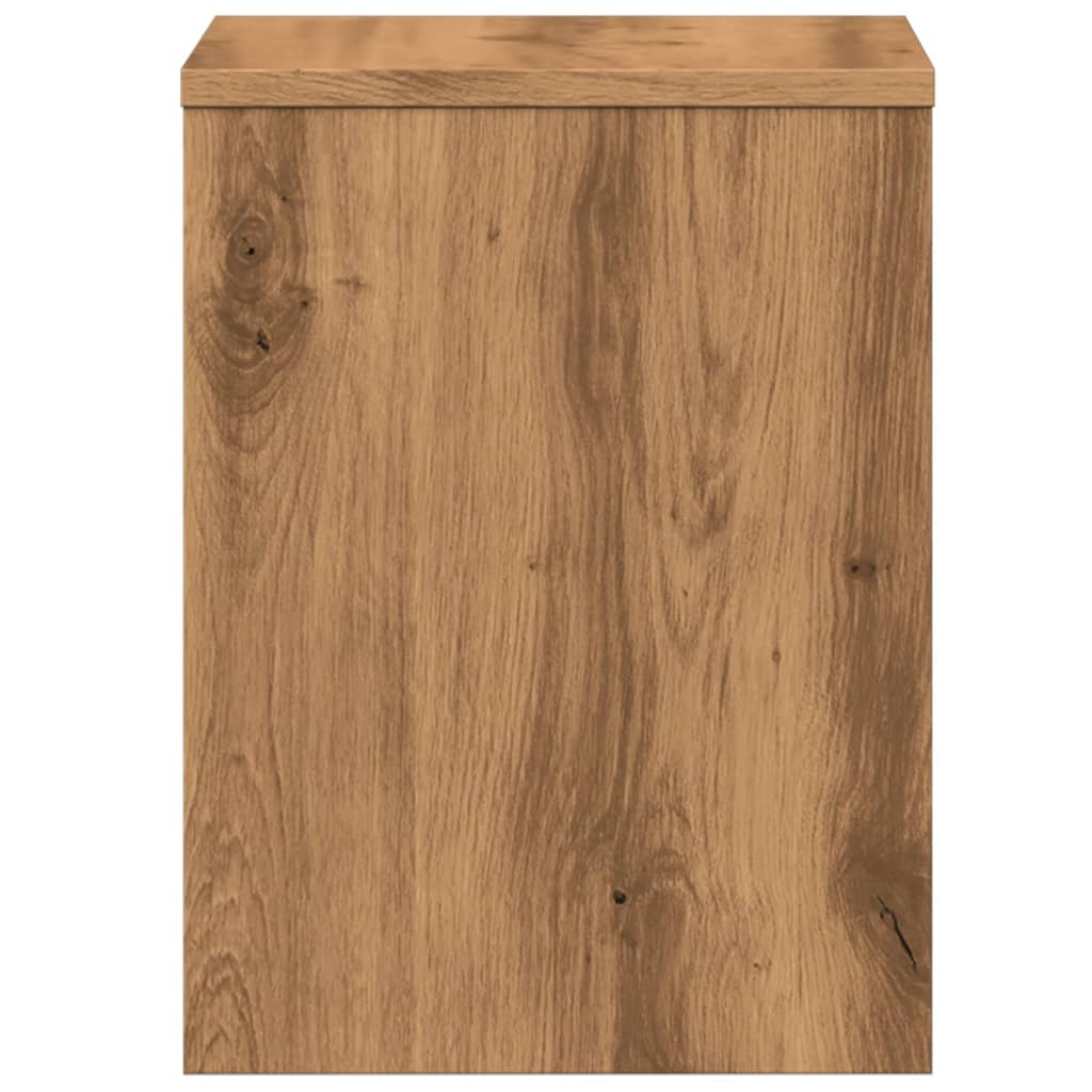 Noptiere, 2 buc., stejar artizanal, 40x30x40 cm, lemn prelucrat GartenMobel Dekor