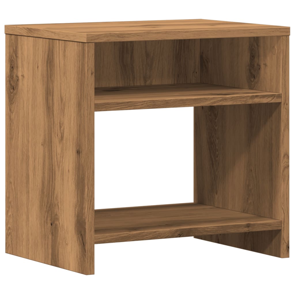 Noptiere, 2 buc., stejar artizanal, 40x30x40 cm, lemn prelucrat GartenMobel Dekor