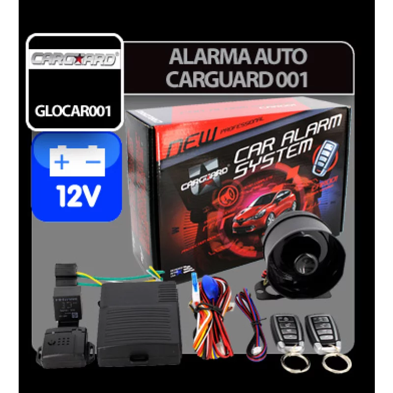 Alarma auto Carguard 001 - 12V Garage AutoRide