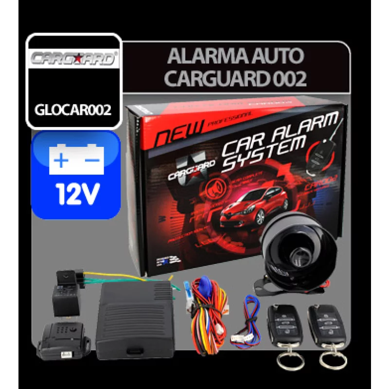 Alarma auto Carguard 002 - 12V Garage AutoRide