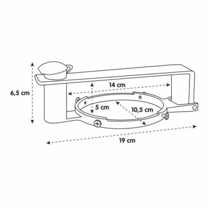 Antifurt combustibil camion T-Block Evo 1 - O 80mm Garage AutoRide