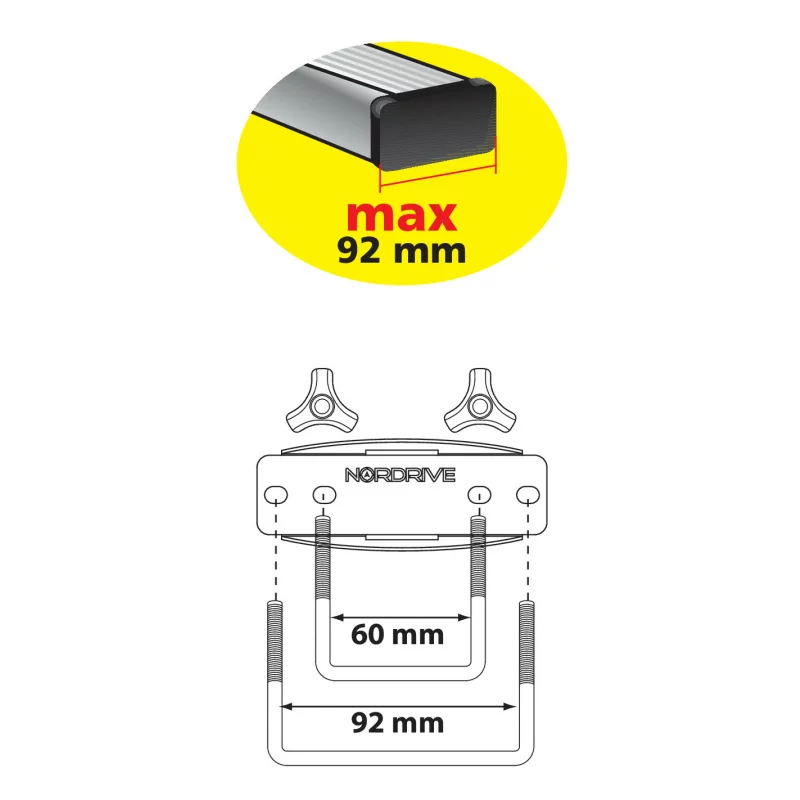 Cutie bagaje ABS D-Box 430 Litri Nordrive - Gri embosat Garage AutoRide