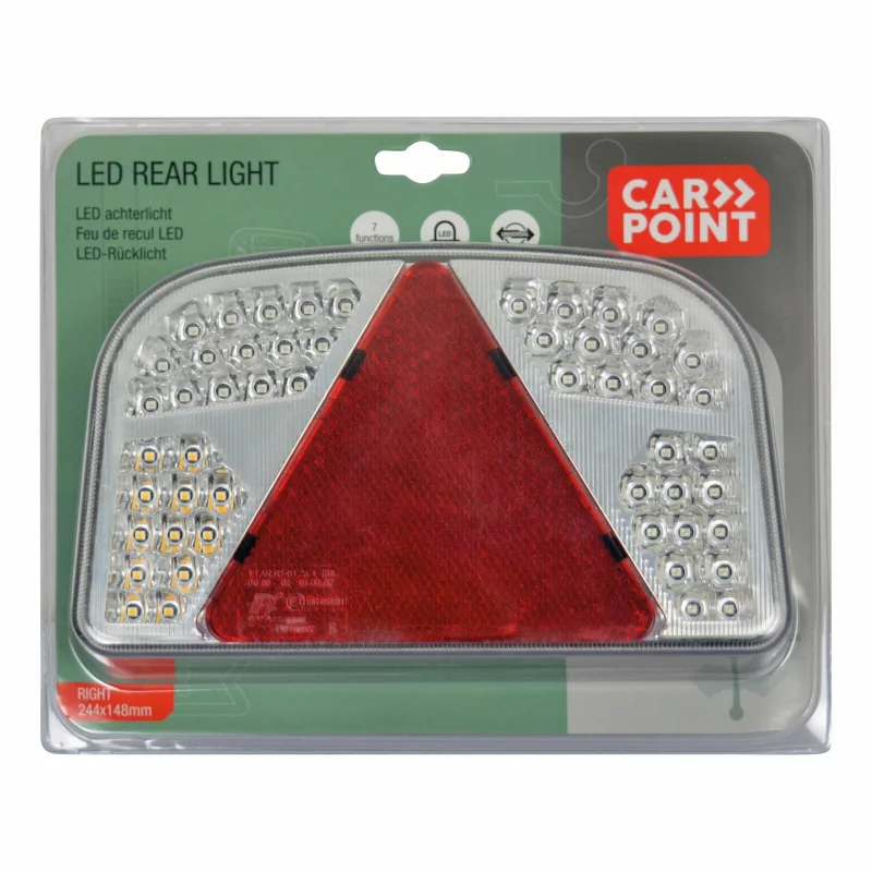 Lampa stop spate LED 7functii 244x148mm Carpoint - Dreapta Garage AutoRide