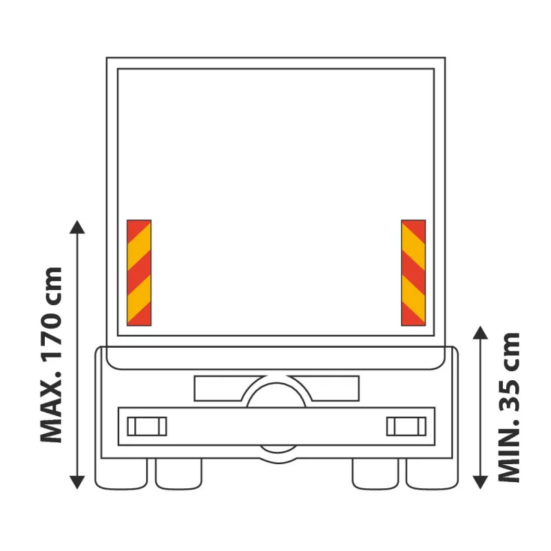 Placi identificare vehicule grele-lungi (dungi) 2buc Lampa Garage AutoRide