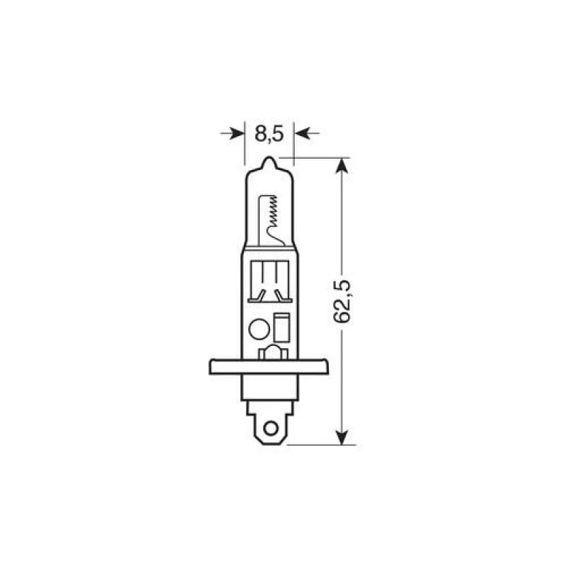 Bec halogen 24V - H1 - 70W - P145s 1buc Trifa Garage AutoRide