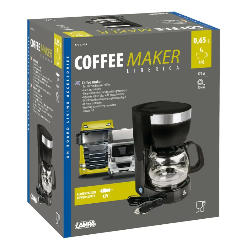 Cafetiera Liberica Lampa 12V - 170W Garage AutoRide