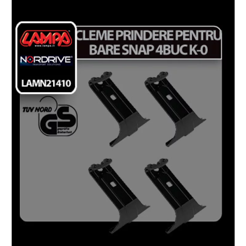 Cleme prindere kit pentru bare Snap 4buc - K-0 Garage AutoRide