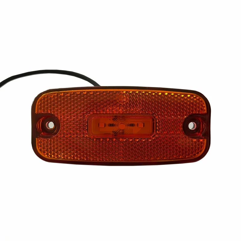 Lampa gabarit lateral cu 3LED si catadioptru suport detasabil fixare universala 12/24V - Galben Garage AutoRide