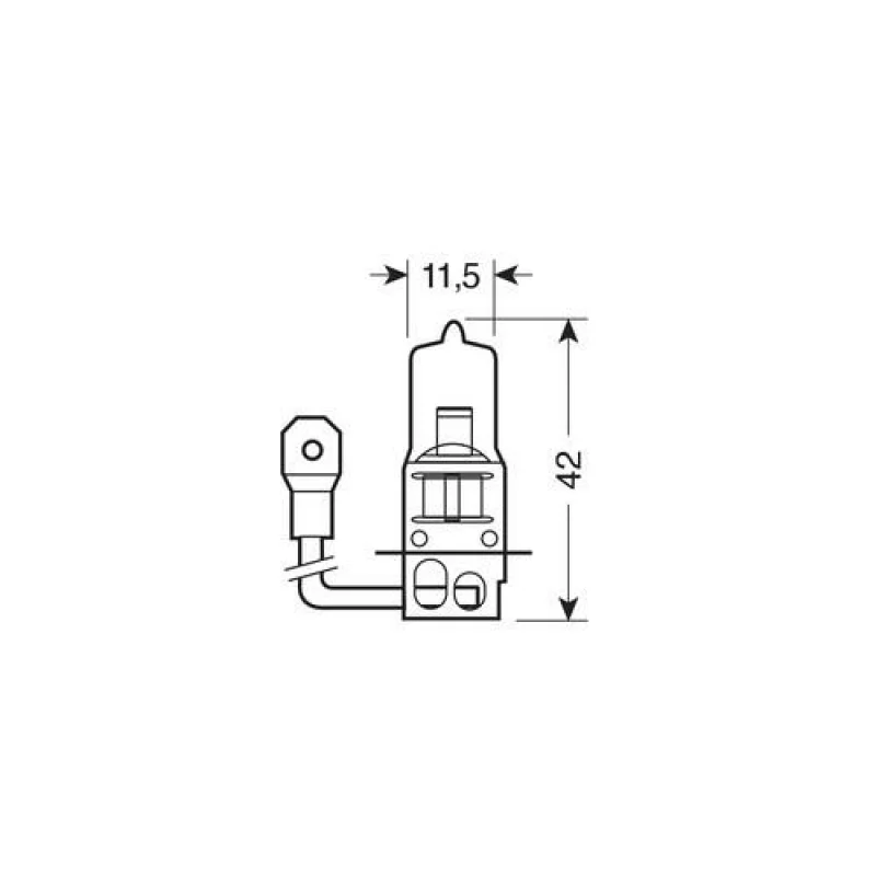 Bec halogen 12V - H3 - 55W - PK22s 1buc Narva Garage AutoRide