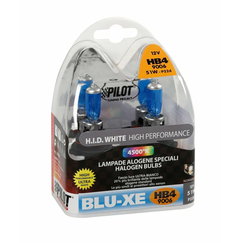 Bec halogen Blu-Xe  HB4 9006 51W P22d 12V 2buc Garage AutoRide