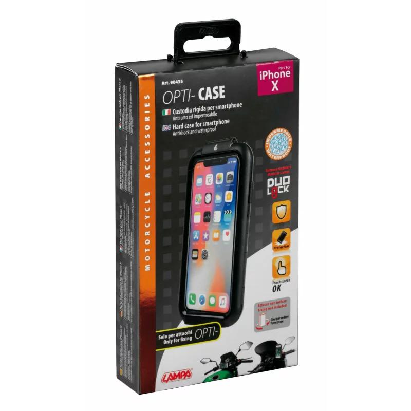 Carcasa tare Opti Case pentru suporti telefon mobil Opti Line - iPhone X/Xs Garage AutoRide