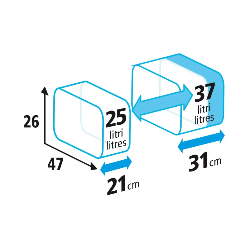 Genti laterale motocicleta T-Maxter Side XXL 2buc Garage AutoRide