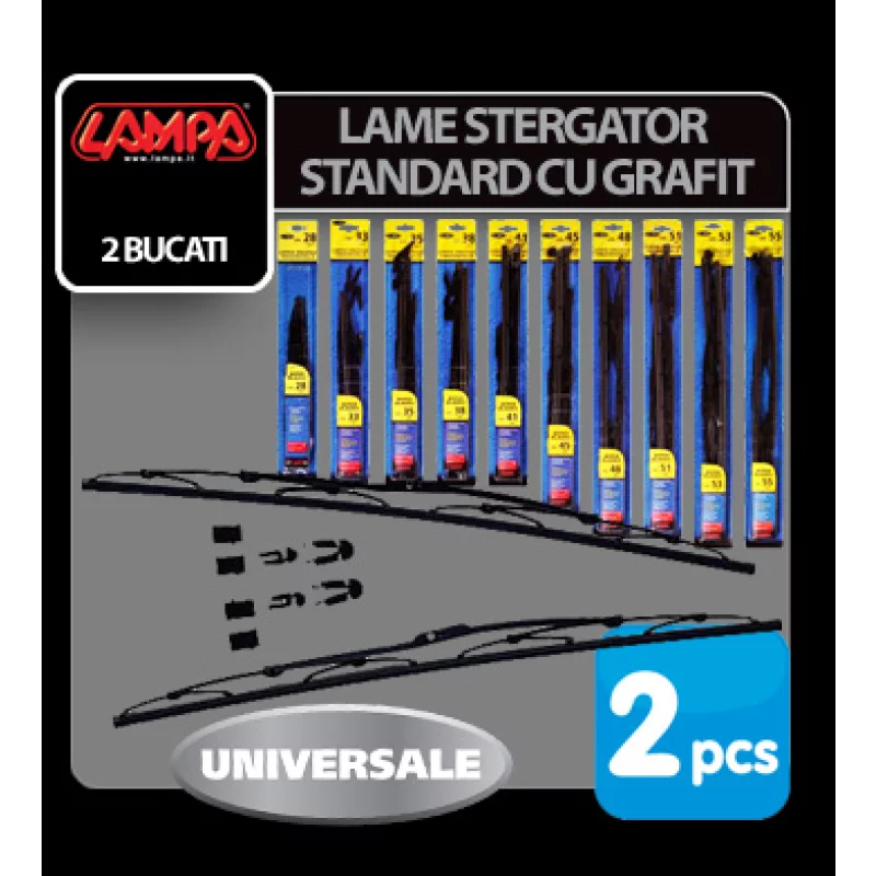 Lame stergator cu grafit Standard - 28cm (11