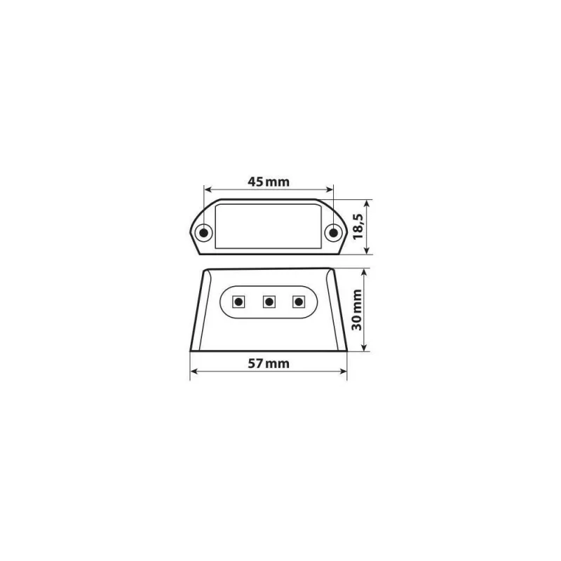 Lampa iluminat numar inmatriculare A-ion 3 SMD 12V12V A-ion Garage AutoRide