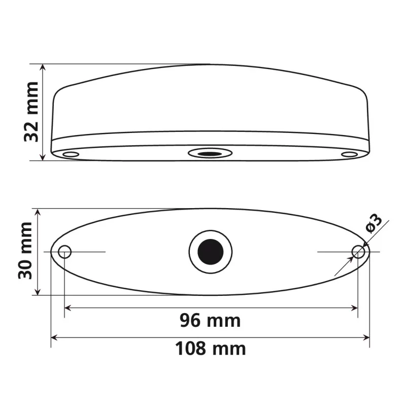 Lampa stop LED cu 2 functii Porster 12V Garage AutoRide