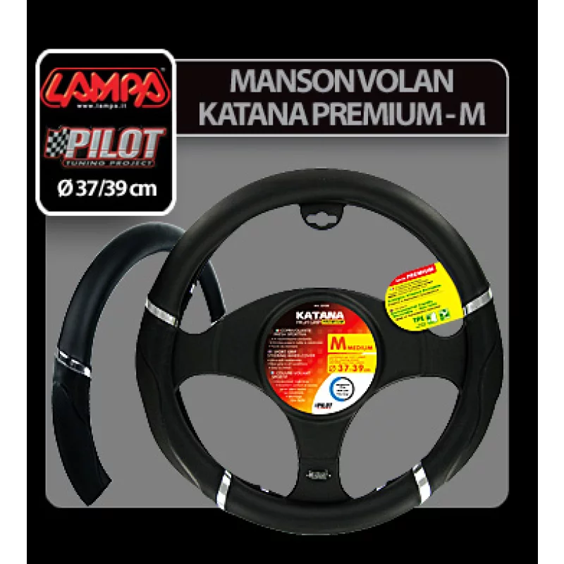 Manson volan Katana Premium - M - Ø 37/39cm Garage AutoRide