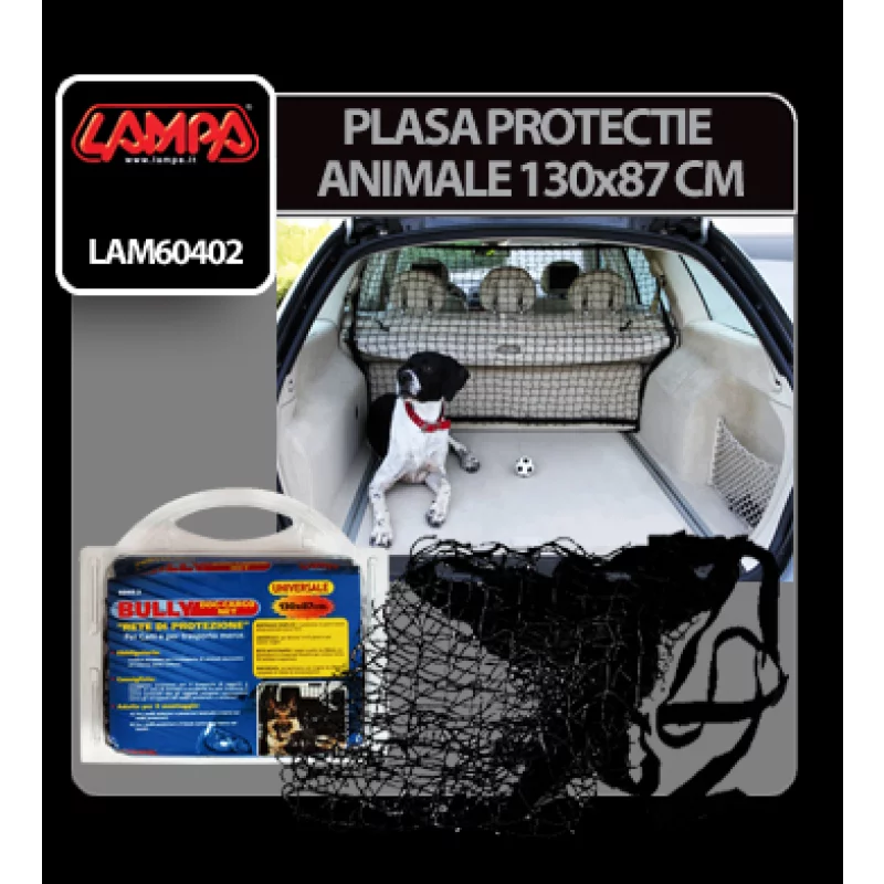 Plasa protectie animale/bagaje 130x87cm - Bully Garage AutoRide