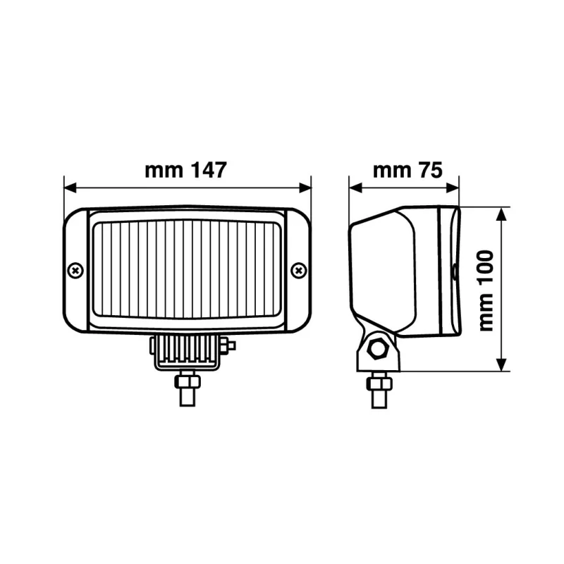 Proiector auto Prox alb 12V 1buc - Ceata Garage AutoRide