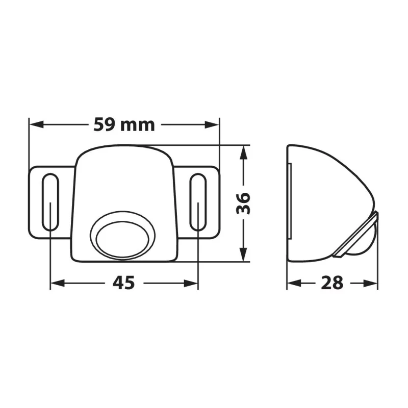 Proiector mers inapoi cu LED multifunctional - 12/30V Garage AutoRide