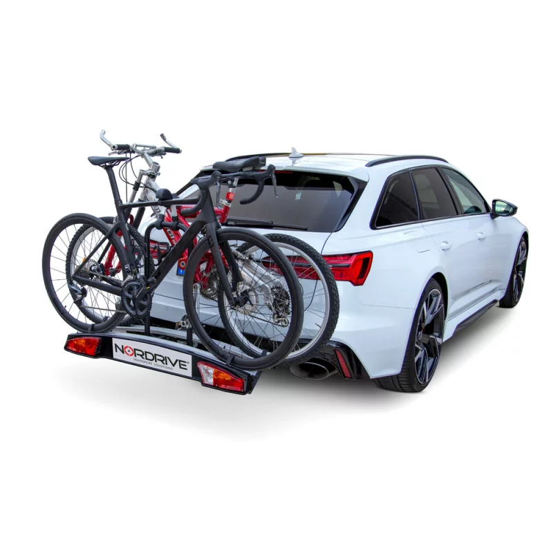 Suport biciclete cu fixare pe carligul de remorcare Elix 2 pentru 2 biciclete Garage AutoRide