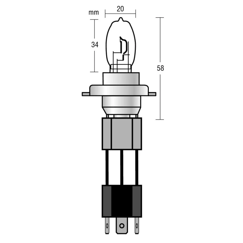 Bec halogen 12V - H4 - 90/100W Xenium Race P43t 2buc + Pachet bonus Garage AutoRide