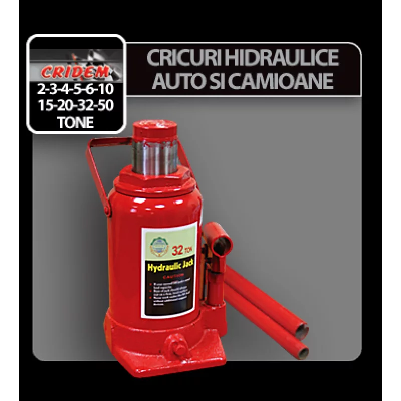 Cric hidraulic - 20000kg - 20 To Garage AutoRide