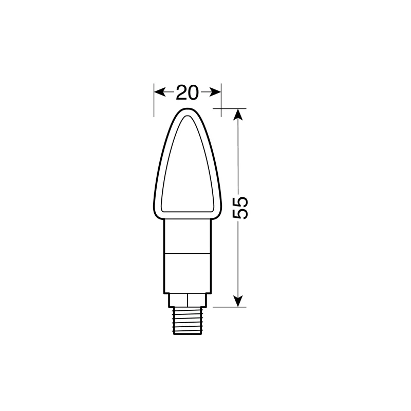 Lampi semnalizare directie mers Atom LED 12V 2buc - Carbon Garage AutoRide