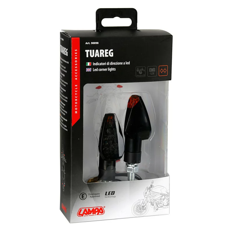 Lampi semnalizare directie mers Tuareg LED 12V 2buc - Negru Garage AutoRide