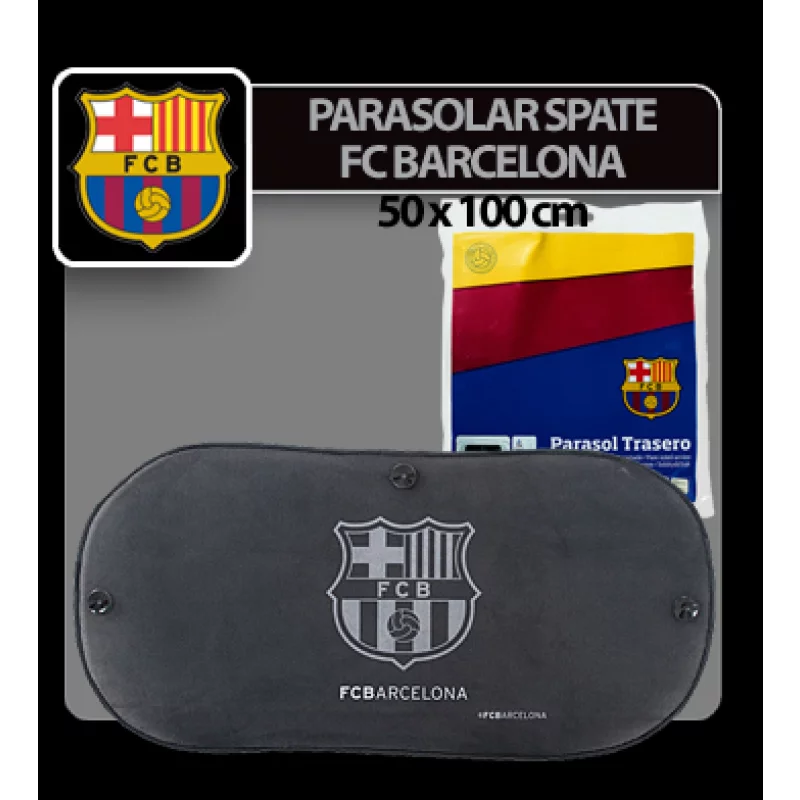 Parasolar spate cu ventuze FC Barcelona - 50x100cm Garage AutoRide