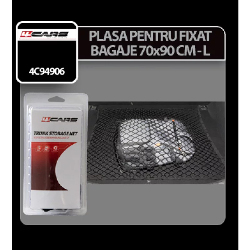 Plasa pentru fixat bagaje 70x90cm - L - 4Cars Garage AutoRide