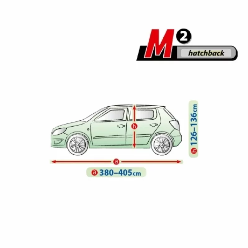 Prelata auto completa Membrane Garage complet impermeabila si respirabila - M2 - Hatchback Garage AutoRide