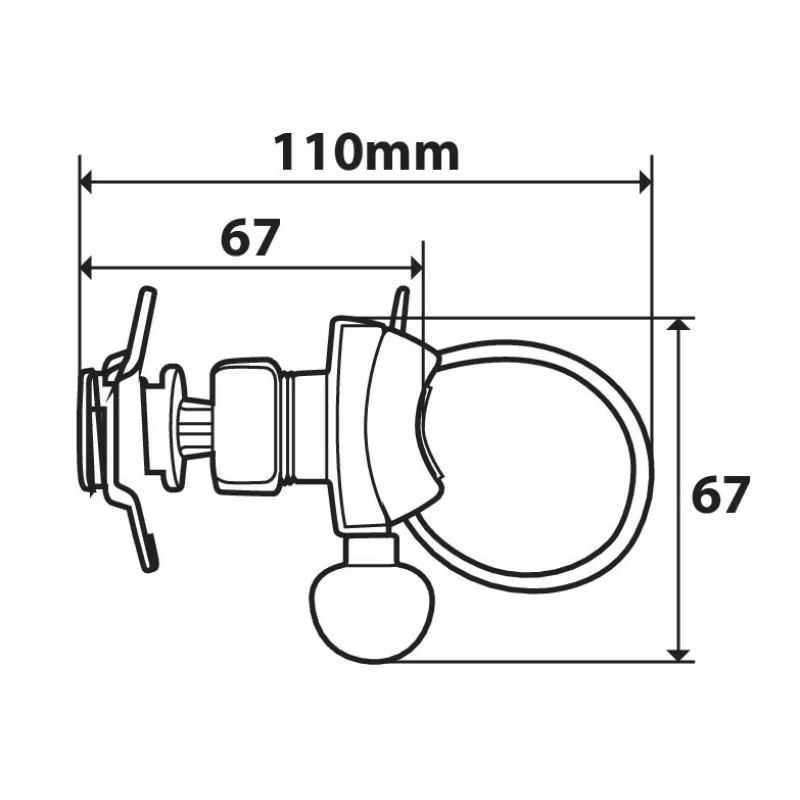 Suport fixare pe ghidon Opti Belt pentru carcase telefon mobil Opti Case Garage AutoRide