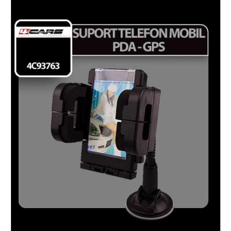 Suport telefon mobil PDA GPS cu ventuza 4Cars Garage AutoRide