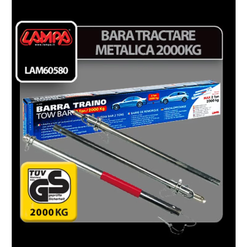 Bara tractare metalica - 2000kg Garage AutoRide