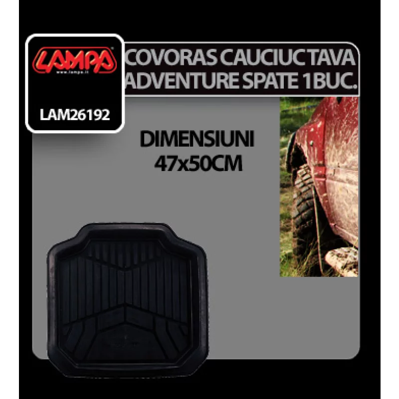 Covoras cauciuc Adventure spate 1buc Garage AutoRide