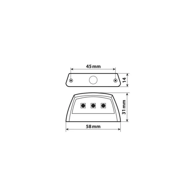 Lampa iluminat numar inmatriculare E-ion 3 SMD 12V Garage AutoRide