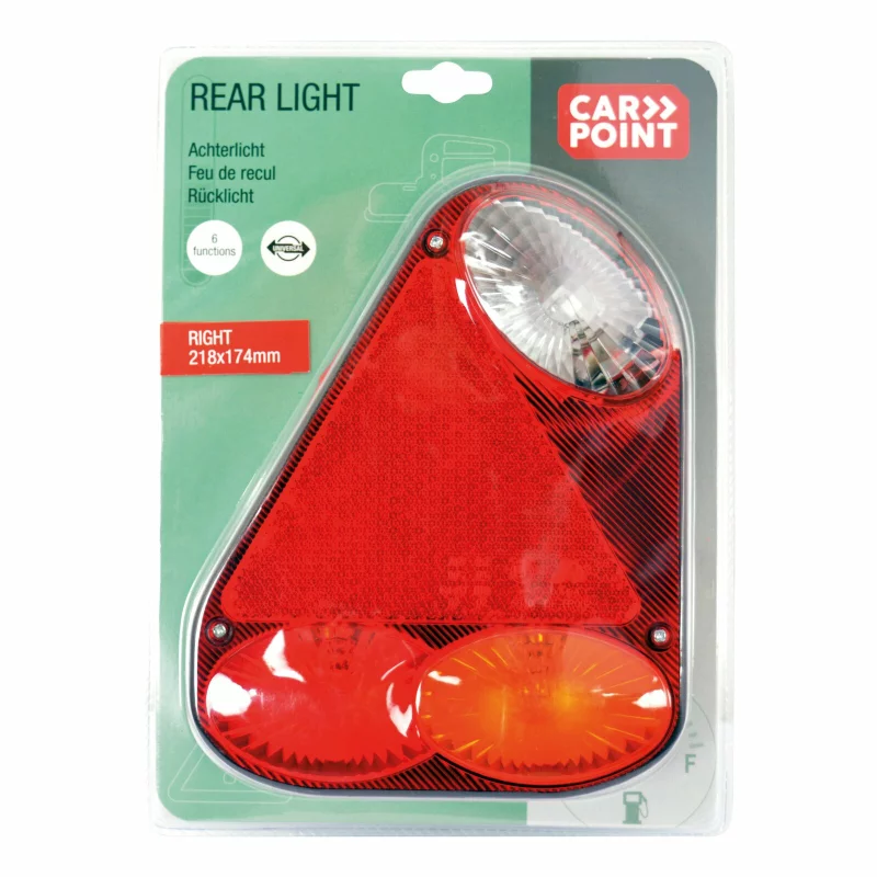 Lampa stop spate 6functii 174x218mm Carpoint - Dreapta Garage AutoRide