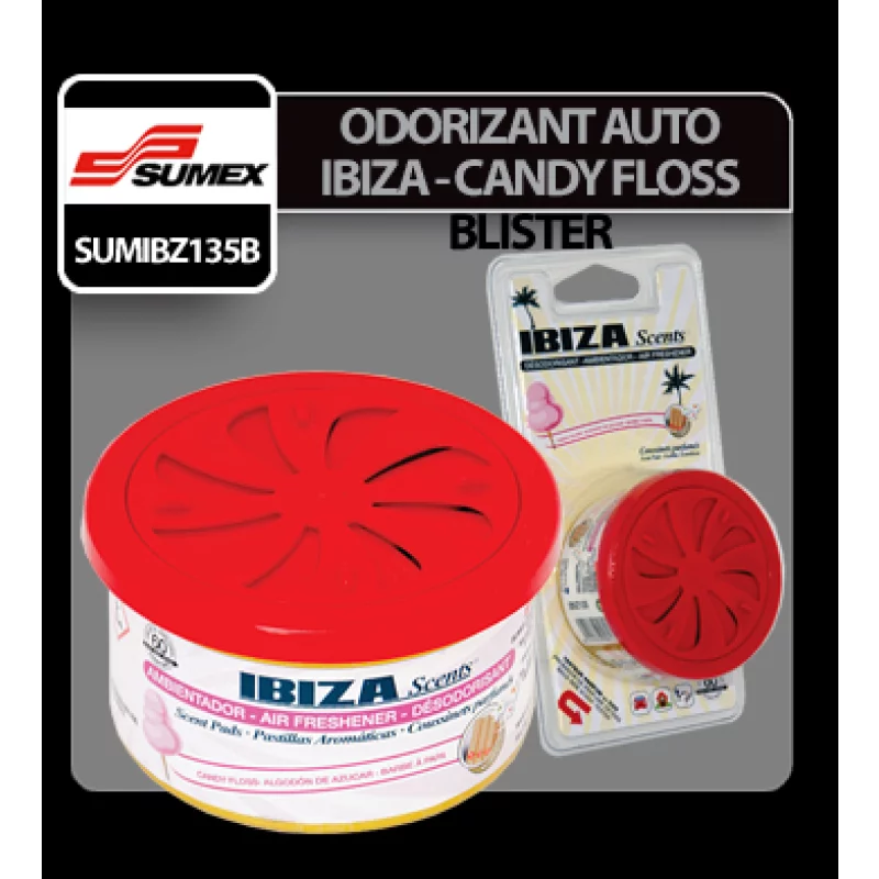 Odorizant auto Ibiza scents - Blister - Candy floss Garage AutoRide